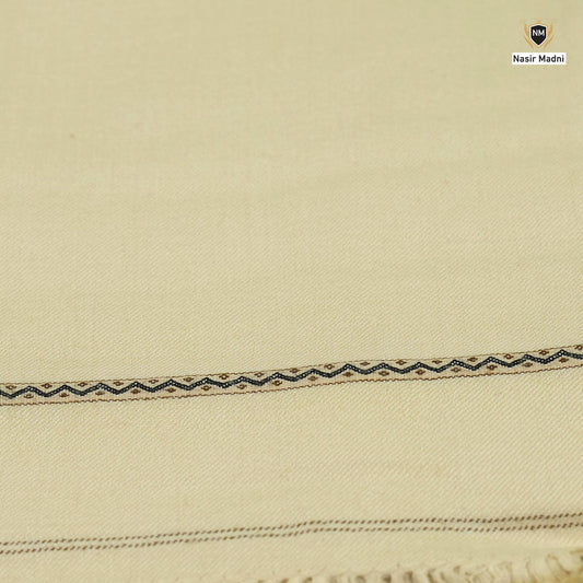 Wool Shawl for Men – Beige